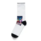 Manoaの恐竜の星 Socks