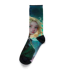 AQUAMETAVERSEの宇宙の凛とした姫 アメジスト 2846 Socks