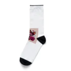 yasurin7000のローズスカル Socks