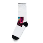 SERIY_SHOPのネオンカラーのレッサーパンダ Socks