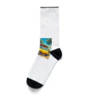 c-kichiの海辺のフォルクスワーゲン Socks