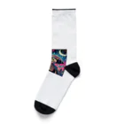 かるるんショップの骸骨紳士シリーズ　おニューの傘 Socks