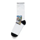 tagamiya7の可愛く別れを告げるポメチワ Socks