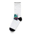 かるるんショップの骸骨紳士シリーズ　雨ニモマケズ、風ニモマケズ Socks