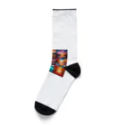 HAPPYTimeのカラフル背景 Socks