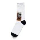 8-Bit Oasisのcoffee dog Socks