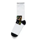 fumi_sportsのボイパしてるゴリラ Socks