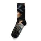 AQUAMETAVERSEのいろ色な、花に囲まれている女性　なでしこ1478 Socks