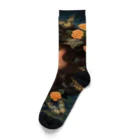 AQUAMETAVERSEの花と女と猫　なでしこ1478 Socks