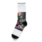 TENTENの朝のサボテン Socks