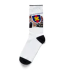 destroycapiatriarchy_のgenocide university Socks