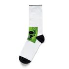 norimitu-の恐怖の緑髑髏グッズ Socks