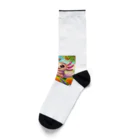 adjustの蝶々と一緒に遊んでいるかわいいウーパールーパー Socks