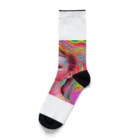 ヲシラリカのサイケデリック　アート　女性　 Socks