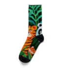 AQUAMETAVERSEの草村に潜む熊とらS Socks