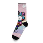 ANDORAの虹色トロピカル Socks