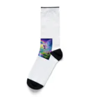 かるるんショップのアヤメと虹と妖精と Socks