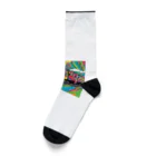 NeoPopGalleryのPOPARTtrain Socks