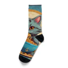 AQUAMETAVERSEのスパゲティーが美味しい アメジスト 2846 Socks