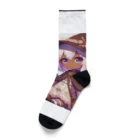 ピクセルパレットのドラゴンと可愛い女の子3 Socks