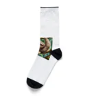 Kikimimiネコのもふもふナマケモノ Socks