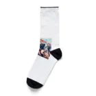 SWQAの馬で通学する仲間たち Socks