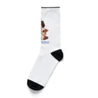 AwagoModeのI LOVE YOU(Dog&Boy) (39) Socks