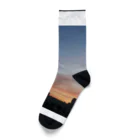 さちの部屋のとある日の夕焼け Socks