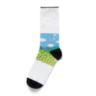 kimchinのテレビの<しばらくお待ちください>のテロップ画面 Socks