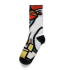 Ppit8のにわとりさん朝ごはんを食べる！ Socks