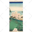 浮世絵屋の広重「冨二三十六景⑧　東都あすか山」歌川広重の浮世絵 ソックス