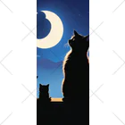 幸運のしっぽの月夜と黒猫 ソックス