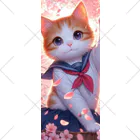 ParadigmStar　パラダイムスターの桜咲く華の学生猫 hana Socks