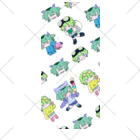 90㌠のわちゃわちゃりゅくたま Socks