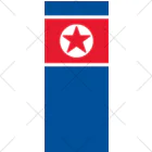 お絵かき屋さんの北朝鮮の国旗 ソックス