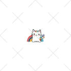 yielanggo007の虹のねこ ソックス