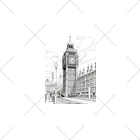 ZZRR12のロンドンの時計塔 Socks