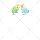 まめるりはことりのセキセイインコ　ちょこんとせきせいんこーず【まめるりはことり】 ソックス