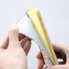 ミズハシアヤカ(Novaureliaの中の人)の【Novaurelia】波_ソフトスマホケース Soft Clear Smartphone Case :material