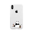 KaNaN〜パンダのドリップ待ちのパンダ🐼 Soft Clear Smartphone Case