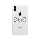 nsnの3(IWA) Soft Clear Smartphone Case