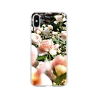 しゃしんのヴィンテージピンクの薔薇 Soft Clear Smartphone Case