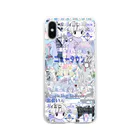 ゆーきんの絵ぐっずのあんしん×リスカちゃん Soft Clear Smartphone Case