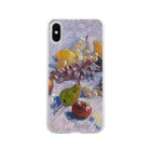 SONOTENI-ARTの005-017　ゴッホ　『リンゴ、セイヨウナシ、レモン、ブドウのある静物 』　クリア　スマホケース　iPhone XS/X専用デザイン　CC2 Soft Clear Smartphone Case