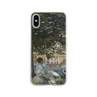 SONOTENI-ARTの004-019　クロード・モネ　『セーヌ河岸、ベンヌクール』　クリア　スマホケース　iPhone XS/X専用デザイン　CC2 Soft Clear Smartphone Case