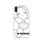 Jun56のぶさいくなウサ子さん Soft Clear Smartphone Case