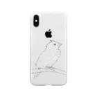 Lily bird（リリーバード）の水浴び文鳥 Soft Clear Smartphone Case