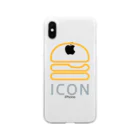 ICONのICONロゴ ソフトクリアスマホケース