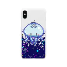 あとりえくらげのドッド絵ミズクラゲ Soft Clear Smartphone Case