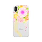 和の色彩 -wa_no_iroiro-の花かんざし01 Soft Clear Smartphone Case